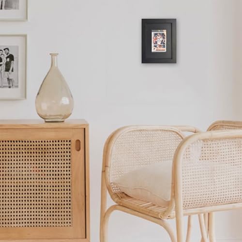 Sports Card Display Frame,Baseball Card Display Case,Trading Card Display Case , Baseball Card Display Case Wall Mount,Frame for Basketball Football Hockey Cards, Black Standard (1 Card )