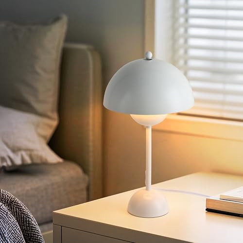 Creative Mid-Century Modern Bud Table Lamp for Home&Office, Glossy White - color: Glossy White