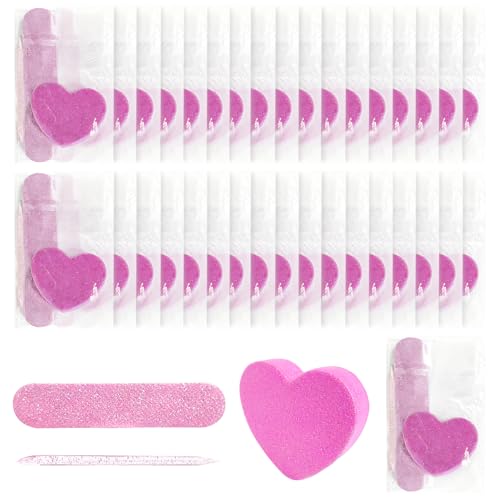 Manicure Kit Disposable Press On Nail Tool Packaging Kit (Pink, 32PCS) - color: Pink, 32PCS