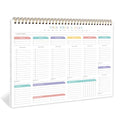 Weekly To Do List Notepad with Habit Tracker, 8.5" x 11" - color: White