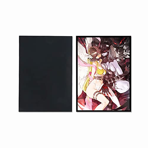 50ct Angewomon Holographic Card Sleeves, 66x91mm
