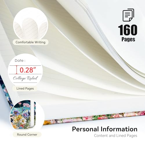 Lined Spiral Journal Notebook for Work A5, 160 Pages, Start Mountain - color: Start Mountain