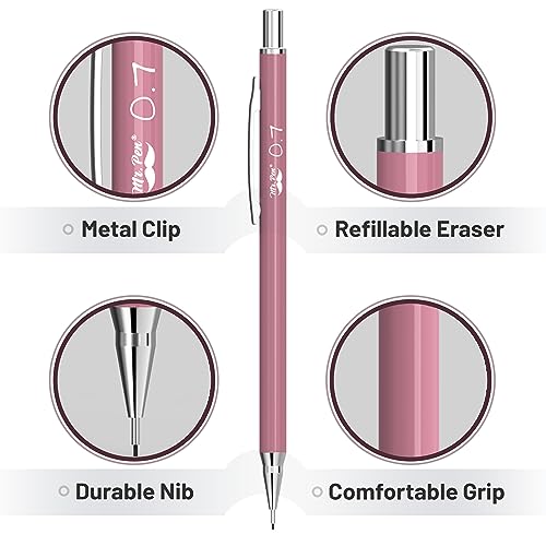 Mr. Pen- Cute Mechanical Pencil Set with Lead Refills & Erasers, 6 Pack
