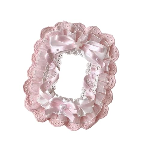 Photo Case Bows Design Photo Card Case Lace Storage Bag Bus Card Case Bows Protector Lace Photo Cover, C - color: C