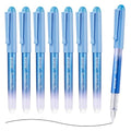 EYEYE Disposable Fountain Pens for Writing, Medium Point, Pack of 8 Black - color: Black
