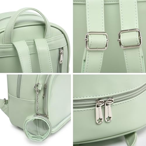 Aesthetic Kawaii Ita Backpack Pin Display Cute Purse For Anime Pins - color: Green