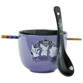 Silver Buffalo Pokémon Ghost Trio Ceramic Ramen Bowl Set, 20oz - color: Pokemon Ghost Pokemon Spoon, size: 20 Ounces (With Spoon)