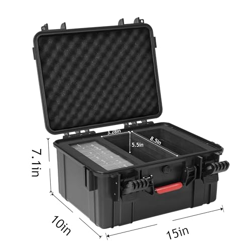 Graded Card Case, Waterproof Trading Card Storage Box for Card Slab - size: XL (holds 100+ Graded Cards-waterproof)