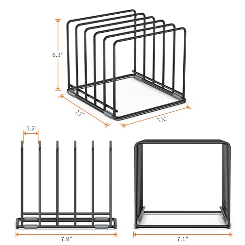 Cutting Board Organizer, Kitchen Cabinet Organizer - style: 2PC(Large)