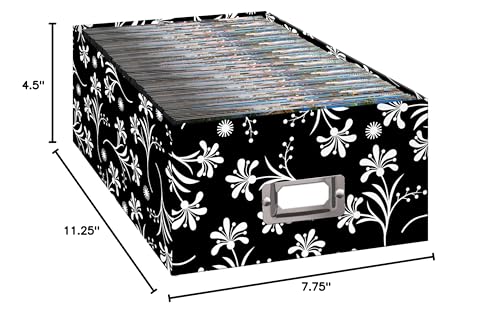 Pioneer Photo Albums B-1BW Photo Storage Box, Ruby Design - color: Ruby Design, size: Pack of 1