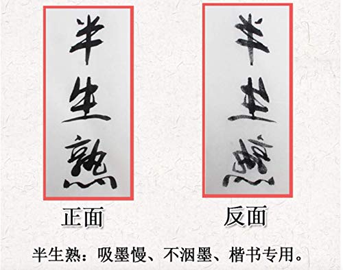 MEGREZ Chinese Japanese Calligraphy Xuan Paper Rice Paper - size: 13.4 x 54.3 inches
