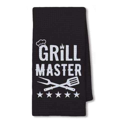 Grill Master Gifts Hand Towels for Kitchen - color: Grill Master