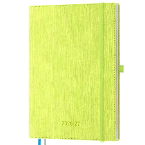2026-2027 Weekly and Monthly Planner (Jul.2026–Dec.2027) - color: Apple Green, size: Large-11.5" x 8.5"