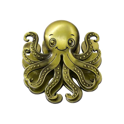 Vintage Ocean Bookmark Clip, 4 Color Starfish Shell Octopus for Book Lovers - color: Octopus Style C