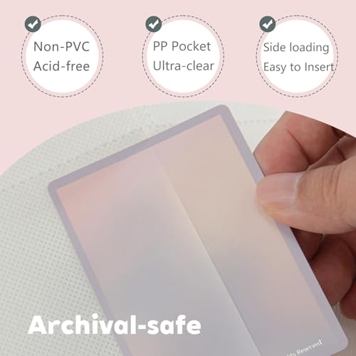 White Card Binder 4 Pocket, Trading Card Binder with Zipper, Holds 160 Card - color: White