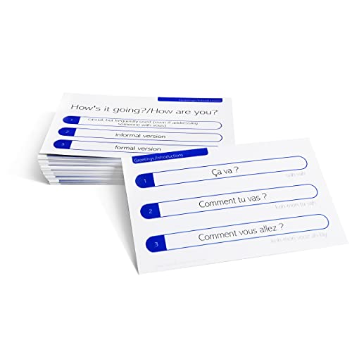 Pat's Flash Cards French Grammar, Pronunciations and Phrases Flash Cards (Basic Phrases) - style: Basic Phrases