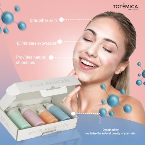 TOTEMICA PR Box 4-Step Skin Care Set, Cleanser, Toner, Serum & Moisturizer