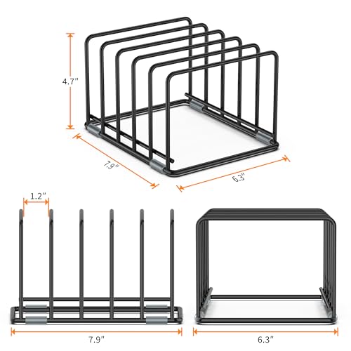 Cutting Board Organizer, Kitchen Cabinet Organizer - style: 1PC(Medium)