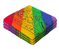 Every-ville Cotton Bandana Handkerchief for Men & Women, 3 Pack - color: Rainbow