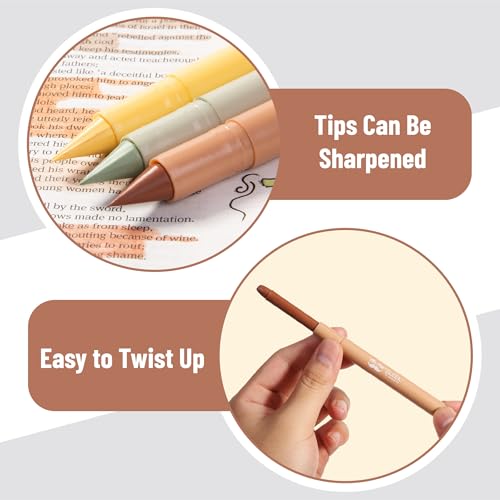 Mr. Pen- Gel Highlighter, 12 Pack, Vintage Colors - color: Vintage Colors, size: 12 Pack