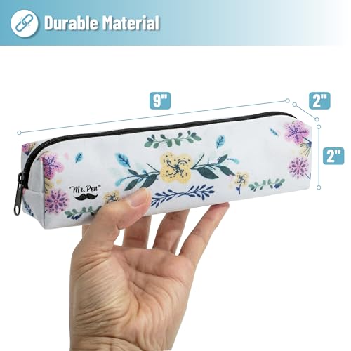Mr. Pen- Cute Pencil Case Pouch, 2 Pack - color: White, size: 1 Pack