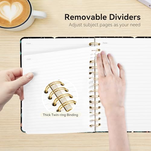 Lined Spiral Journal Notebook for Work A5, 160 Pages, Skull Head - color: Skull Head