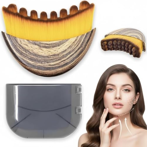 2026 New Lymphatic Contour Face Brush,Contour Face Brush,Lymphatic Drainage Massager,Ergonomically Designed,Fit The Skin Precisely,for Chin & Jawline Sculpting (1 Pcs) - color: 1 Pcs