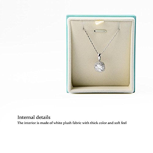 Oirlv Necklace Gift Box,Necklace Pendant Display Storage Case - size: Necklace/Pendant Box