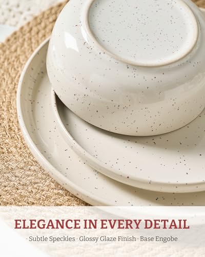 famiware Meteor 33 oz Pasta Bowls Set of 4, Creamy White - color: Creamy White, size: Set of 4