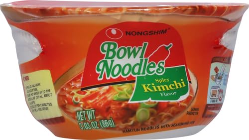 Nongshim HOT & SPICY Noodle Soup, 3.03 Ounce (Pack of 4) - size: 3.03 Ounce (Pack of 4)