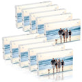 5x7 Acrylic Picture Frame 10 Pack, Clear Picture Frames Double Sided Magnetic Acrylic Frames Freestanding Photo Block Frame Desktop Display Floating Frameless Frame Stand - size: 5"x7"