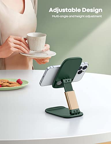Lamicall Green Cell Phone Holder, Desk Accessories, Cellphone Stand - color: Dark Green