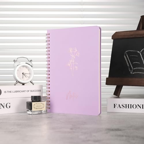 MGGAO 3 Pcs Spiral Notebooks For Women, Aesthetic College Ruled Journal - color: Pack 2