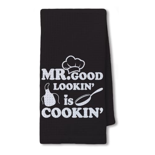 Funny Cooking Gifts Hand Towels for Kitchen - color: Mr Cooking