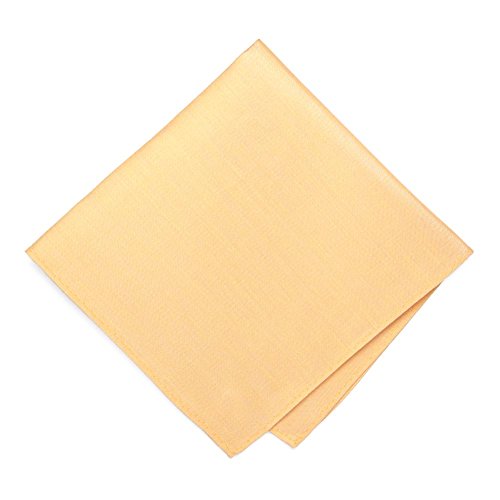 tiemart Regent Morris Neckwear Silk/Linen Pocket Square - color: Dandelion Yellow Regency