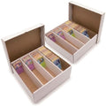 Trading Card Storage Box, 2-Pack, 3200 Count Monster Box, Woodhaven