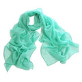 Tapp Collections™ Fashionable Soft Chiffon Scarf - color: Solid / Mint