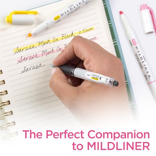 Zebra Pen Notetaking Set, MILDLINER, CLiCKART & SARASA, Assorted, 12-Pack - style: Journaling and Planning Set