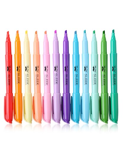 Mr. Pen- Highlighters, 12 Pack, Assorted Colors, Chisel Tip, Quick-Dry - color: Bright, size: 12 Pack