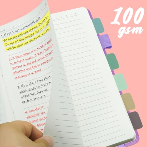 Hoci Poci 400 Pages Lined Journal Notebook, 5.8" x 8.4", Purple - color: Purple, size: Lined-400 Pages (5.7"×8.3")
