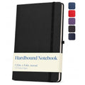 Eccolo Cool Jazz Hardbound Writing Journal, 192-Page Lined Paper, Lay-Flat - color: Black, size: Large - (7.25-x-9.6 Inches)