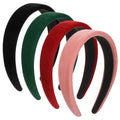 4pcs Padded Headband for Women,Chunky Velvet Headband for Women