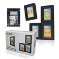 BCW Interlocking Card Frames - Black | Interlocking Frames Ideal for Collectibles, Trading Cards, and Memorabilia | Wall Display Frame (Graded Cards - 8 Pack) - style: Graded Interlocking Frames