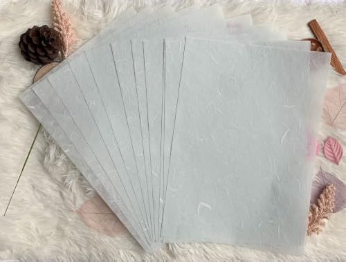 A5 50 Sheets Natural Fiber Mulberry Tree, Mulberry paper Sheets Square Origami, Arts Folding Craft, Decoration, Paper for DIY Crafts. 8.3" x 5.8" (Pastel Tone, A5) - color: Pastel Tone, size: A5