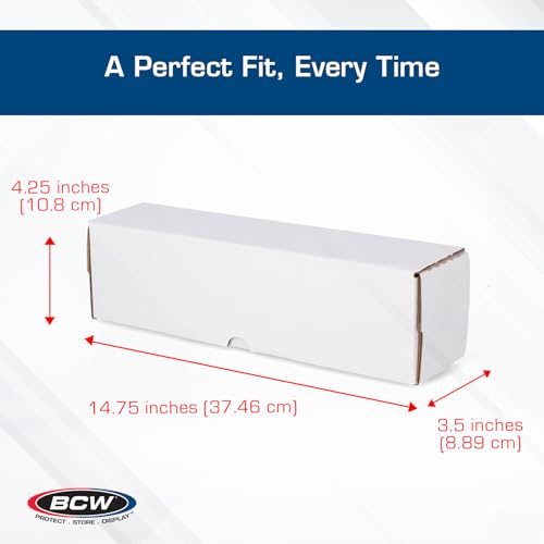 BCW 14-Inch Toploader Storage Box - 5 Pack | Holds 210 Toploaders | Durable Cardboard Organizer for Sports & Trading Cards - size: 5 Pack