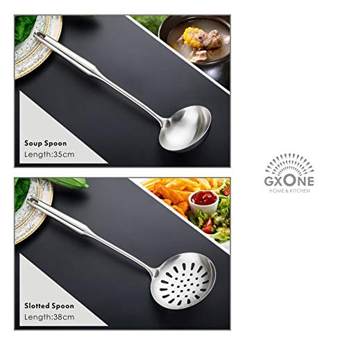 Cooking Utensils Set,6 PCS with Utensils Holder,304 Stainless Steel - style: Cooking Utensils