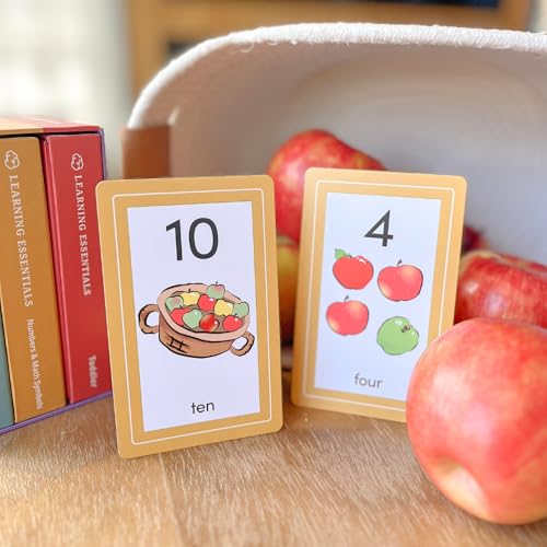 Number Flashcards | 54 Preschool & Kindergarten Counting Cards | Numbers & Math Symbols | Brainstrong Premium Flash Cards - style: Numbers