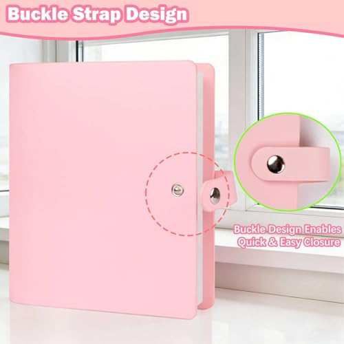 Ruibytree 320 Pockets Album for Instax Mini & Polaroid 2x3" Pictures, Pink - color: Pink