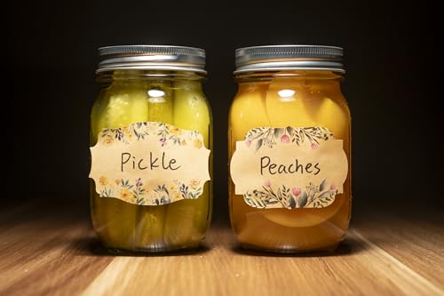(250pc/Roll) 2" Label Stickers for Jars and Lids | Pantry, Mason Jar, Canning, Spice, Bottle Labels (Garden 2x3) - color: Garden 2x3