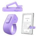 Page Turner Ring for Kindle,Remote Control for iPhone iPad Tablets eReaders - color: Purple